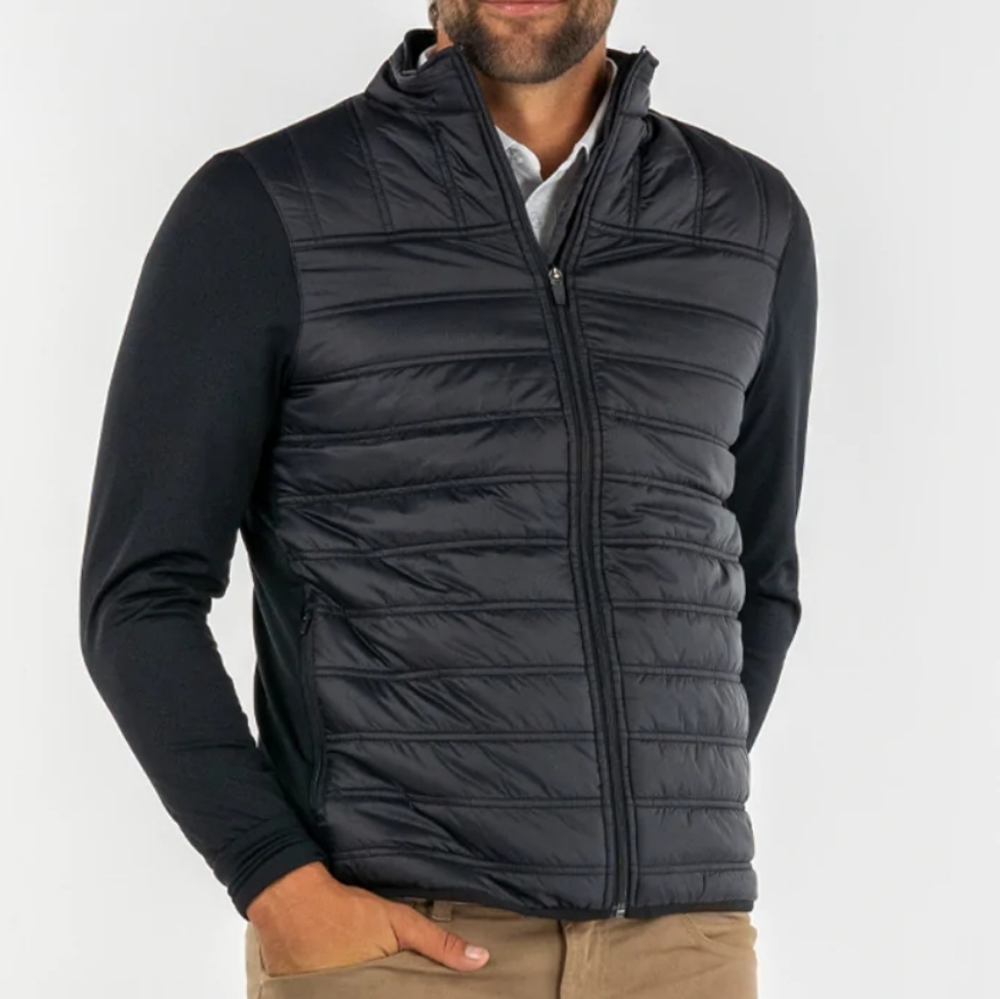 MENS Last Markdown Black Puffer Front Lightweight Jacket Mens size 3XL